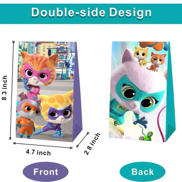 Superhero Cat Gift Bags - Picture 3 of 7